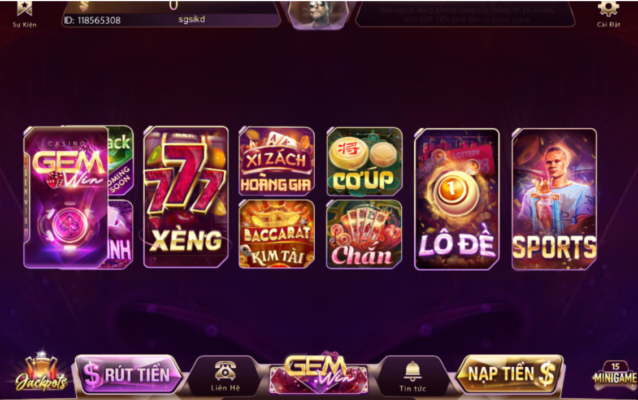 Đôi nét về cổng game đổi thưởng Gemwin