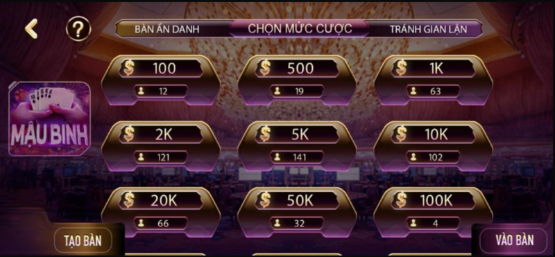 1. Tìm hiểu chung về game bài mậu binh tại Gemwin 